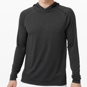 Lululemon metal vent tech hoodie Large, dark coal/black